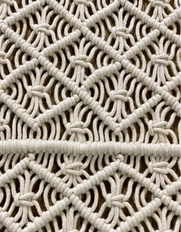 Unique Cotton Table Runner - Free Size, Cream, Cotton, Pack of1